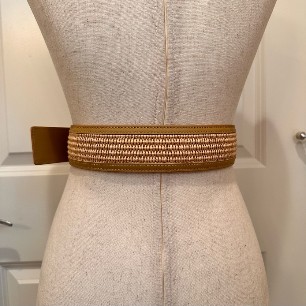 Weekend Max Mara Label-cut Raffia Effect Belt Size: Medium Spring/Summer - Picture 6 of 6